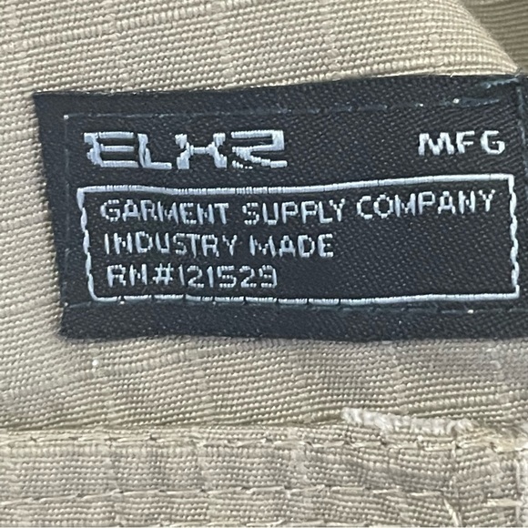 Elixir Mens Cargo Shorts Size‎ 40 Khaki Regular Fit Ripstop Fabric Workwear - Picture 10 of 10
